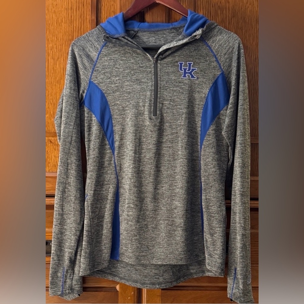 Colosseum Athletics UK Quarter Zip Hoodie University of Kentucky Wildcats